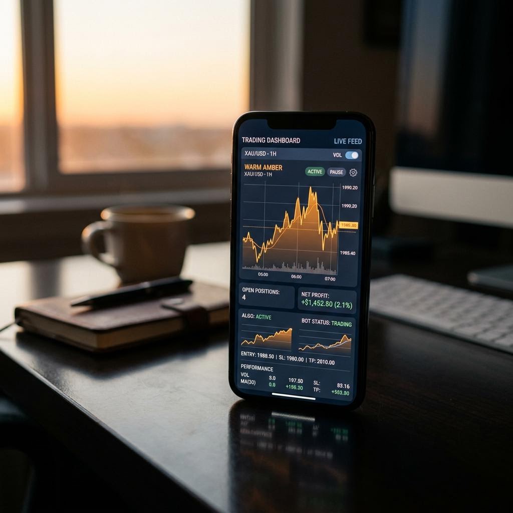Aurelius & Cole Plattform auf einem modernen Smartphone